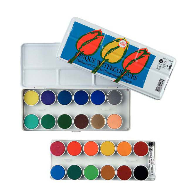 Talens -covering watercolor paint set 30mp24