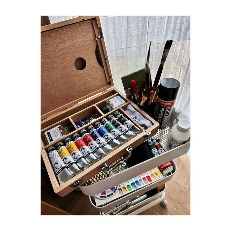 Van Gogh Oil Paint Box Basic con 10 colori 40ml