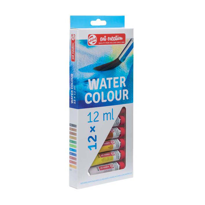 Creazione d'arte di Talens Aquarel Paint Set 12x12ml