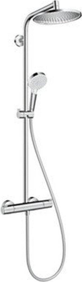 Hansgrohe crometta s - showerpipe - 240mm - funzione 1 getto - cromato - con termostato