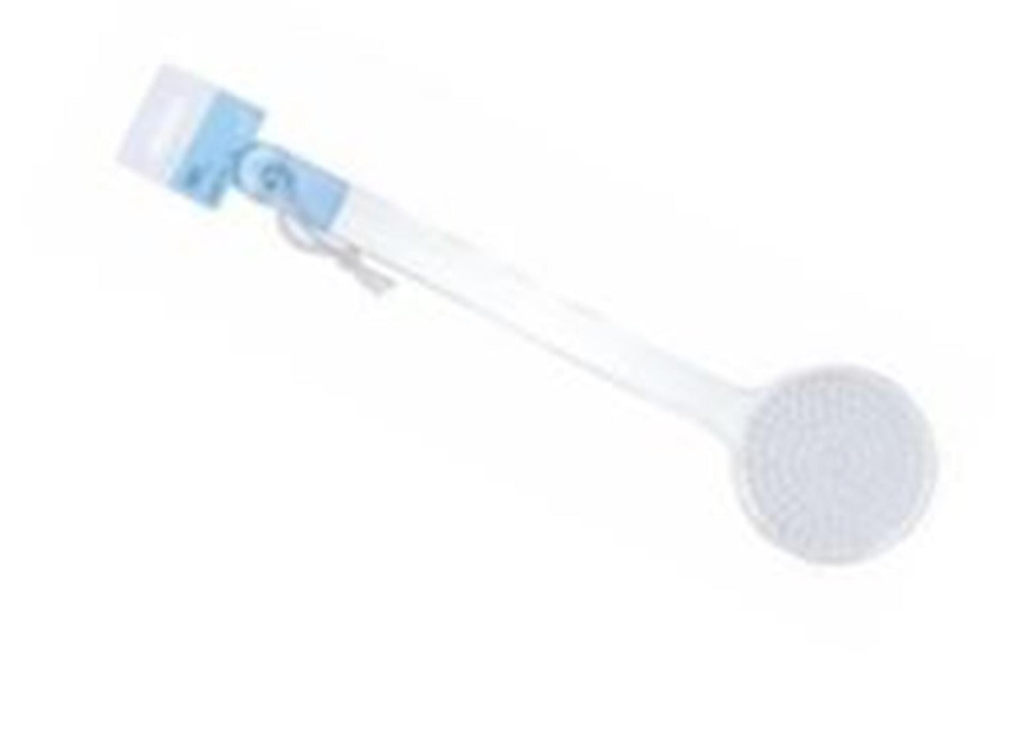 Spazzola da bagno in plastica trasparente