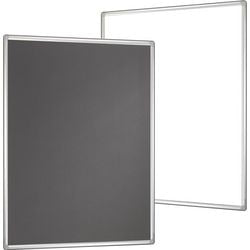 Lavagna multiboard Franken Pro, bacheca grigio bianco