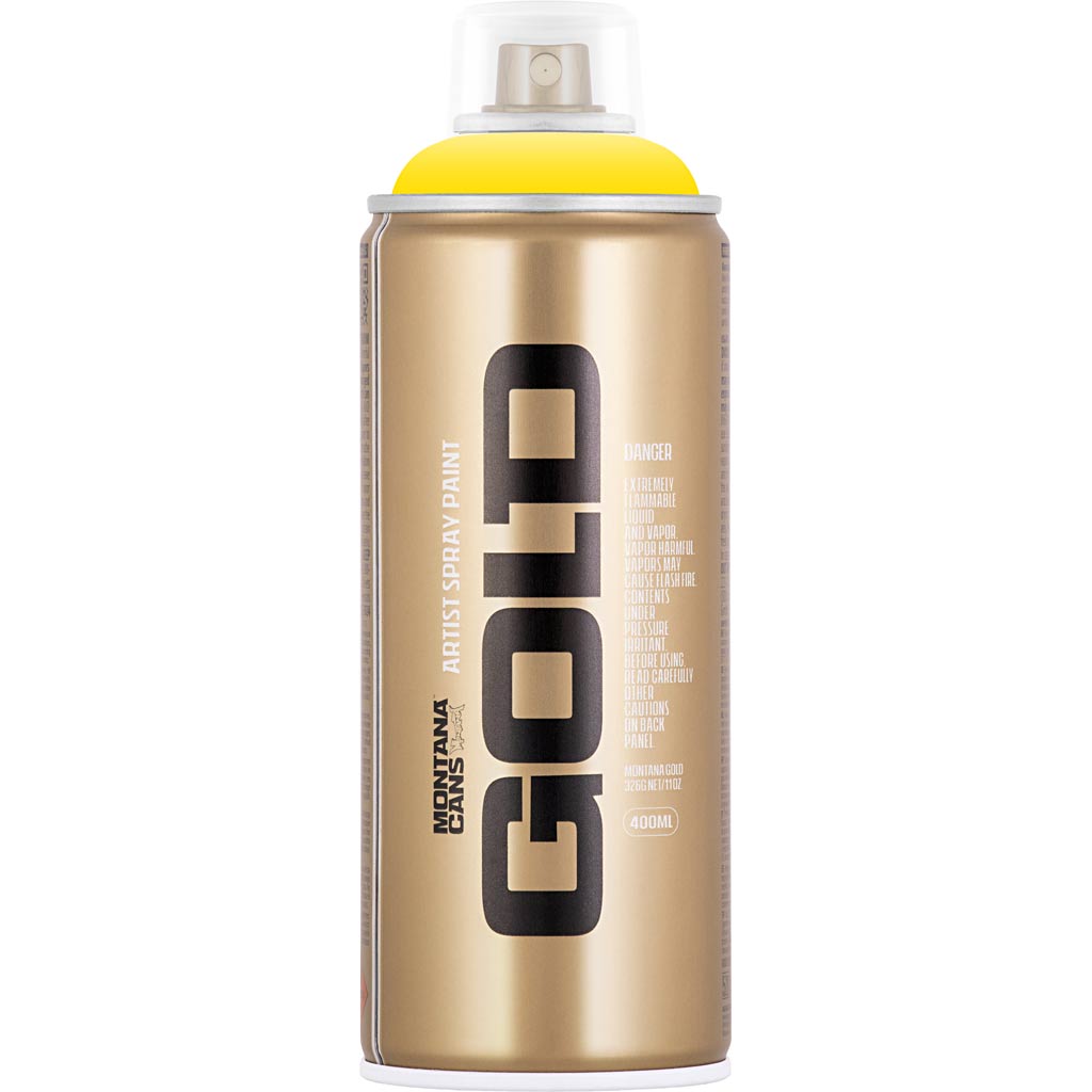 Vernice spray Montana, giallo, 400 ml 1 scatola