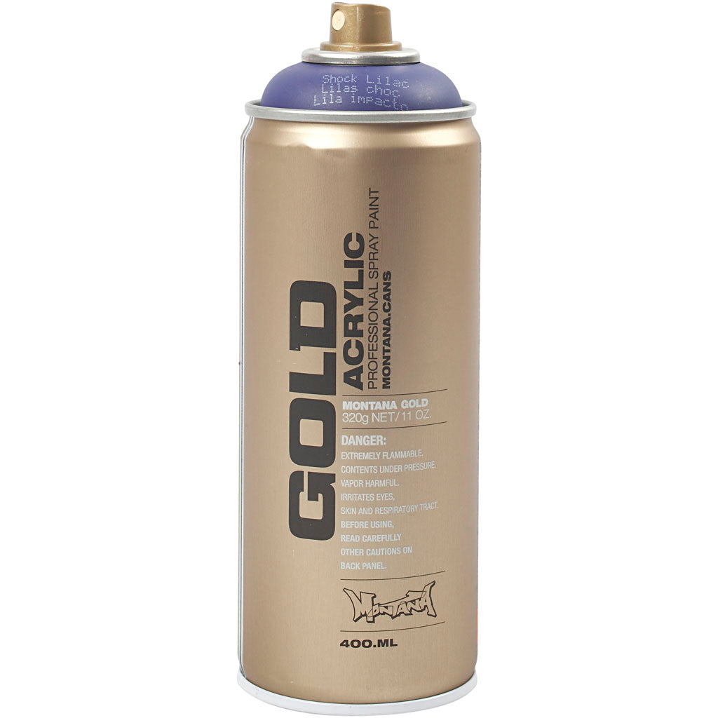 Pintura en aerosol de Montana, morado, 400 ml 1 caja