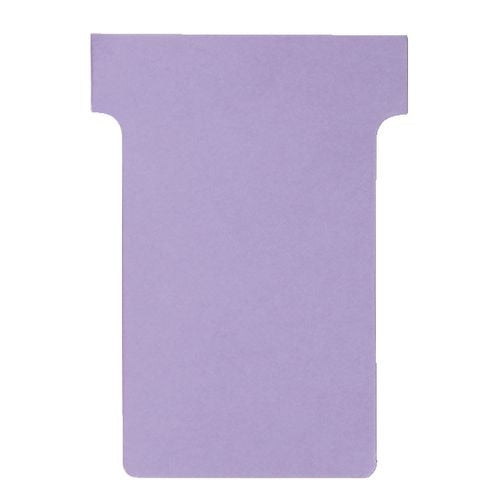 Schede con inserto a T per la pianificazione cartone Atlanta 170 g m2 60x15x85x48,5 mm viola