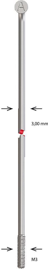 Radio Alpina radio zinc m3x262 mm