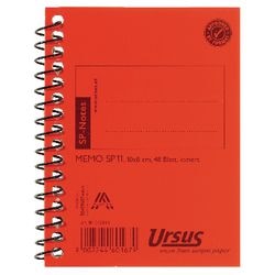 Blocco spirale Ursus sp11 10x8cm. Copertina da 270 g/mq