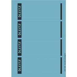 Etichette per dorso di cartelle leitz blu 100 pezzi