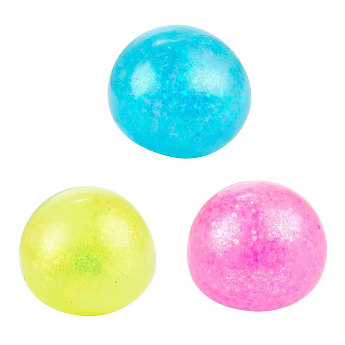 Toi-toys toi giocattoli pallina da spremere con gel glitter ø6cm