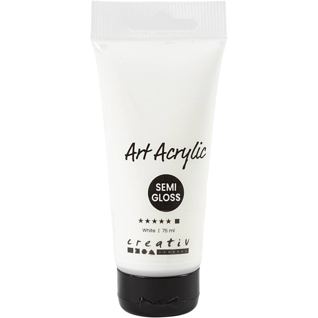 Creative Company Pigment Art Art Acrilic Paint Titanium White, 75 ml
