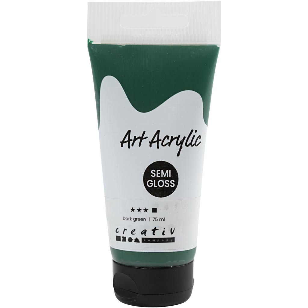 Creative Company Pigment Art Acrilic Paint Forrest Green, 75 ml