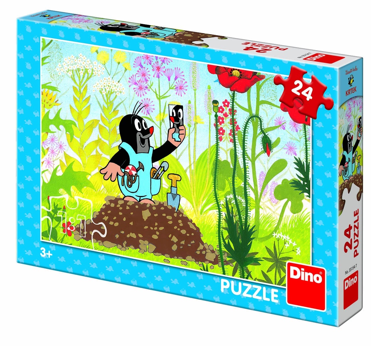 Puzzle molletje nel giardino 24 pezzi