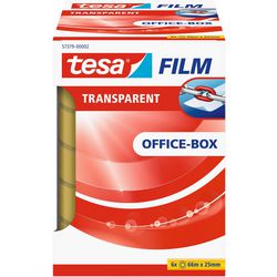Cinta tesafilm 25 mm x 66 m 6 rollos