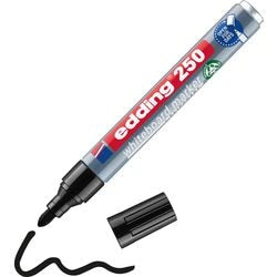 Whiteboard marker edding e-250 black 1.5-3 mm