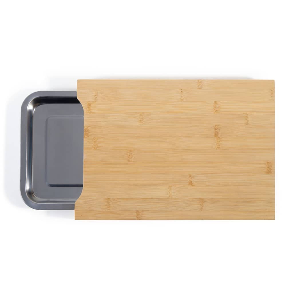 Livoo Livoo Cutting Board con cajón de almacenamiento beige