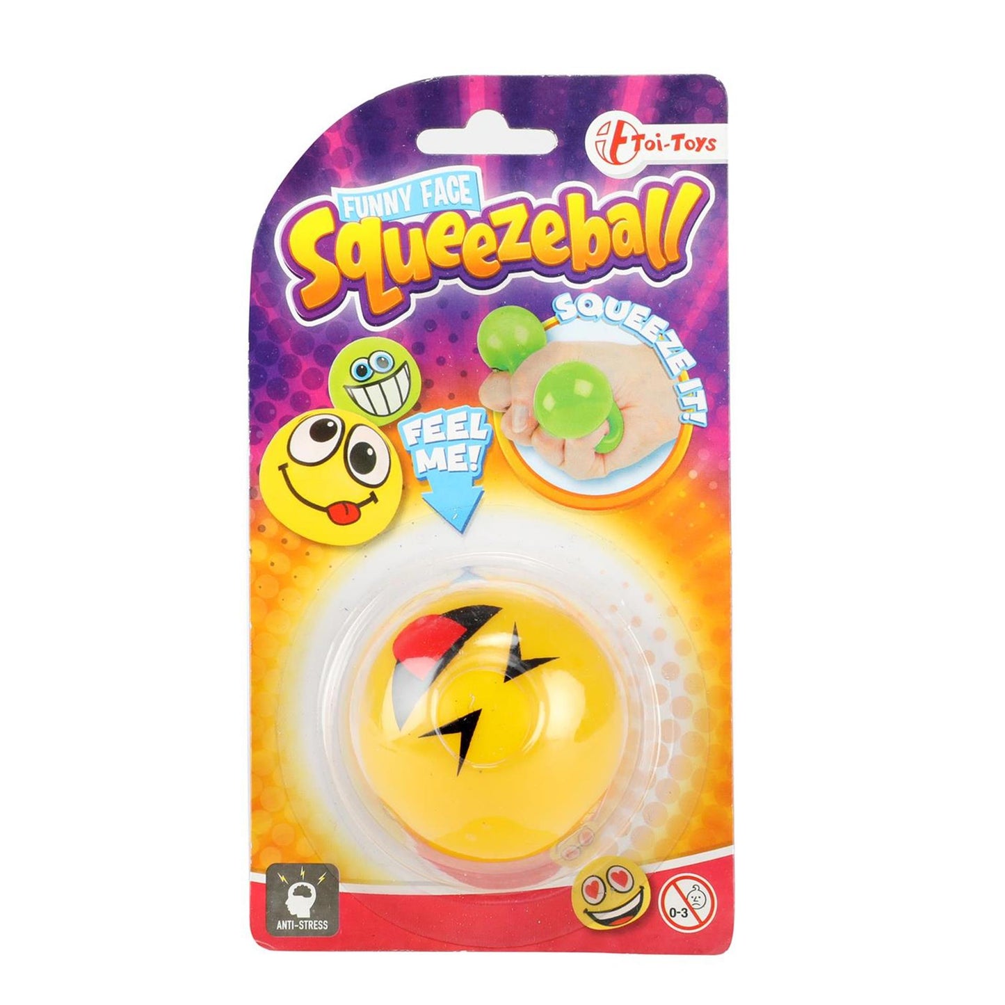 Toi-toys Streeze Ball Ride Face