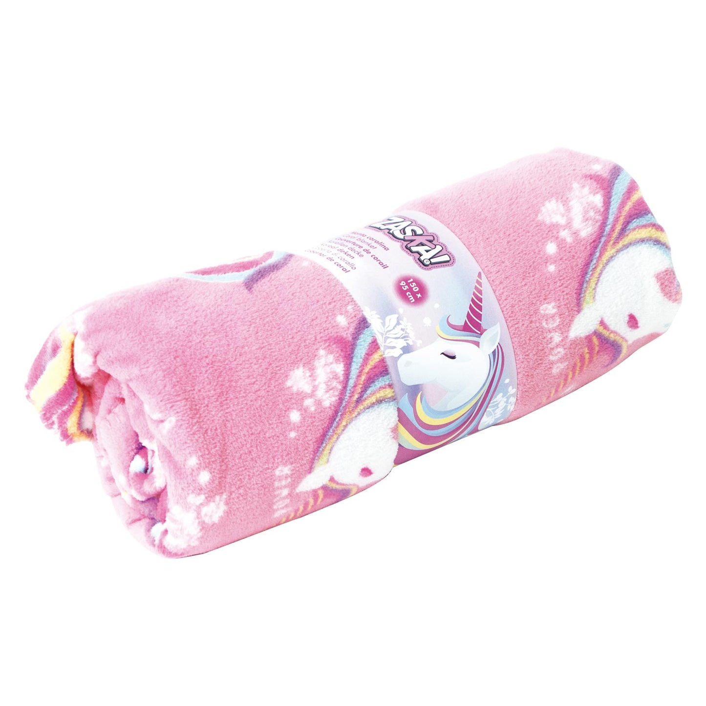 Unicorno coperta di pile