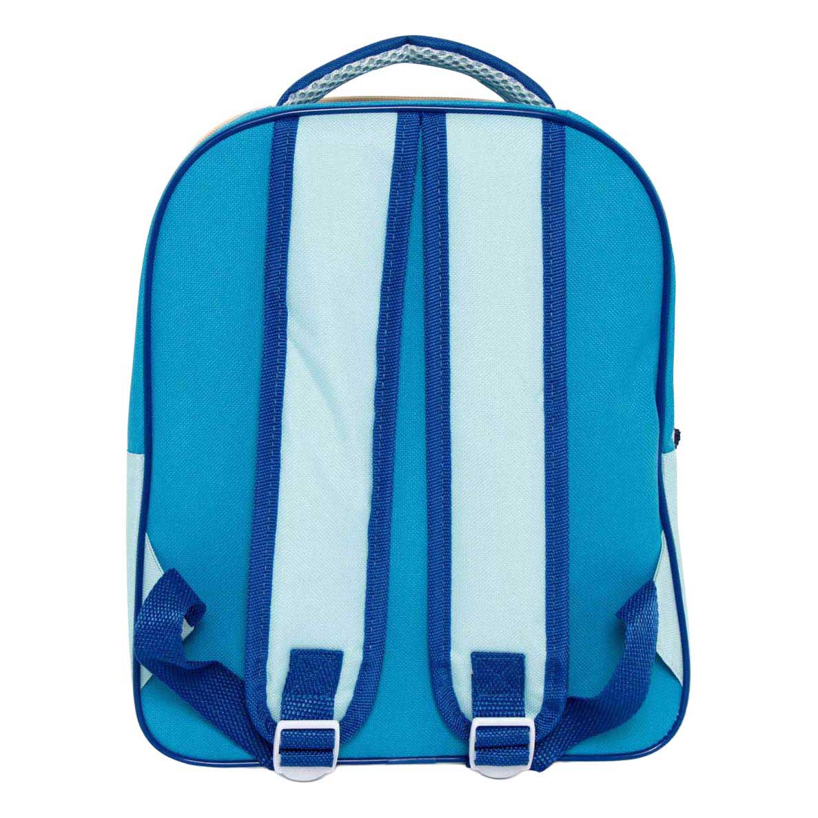 Mochila con bolsillo pespunteado delantero