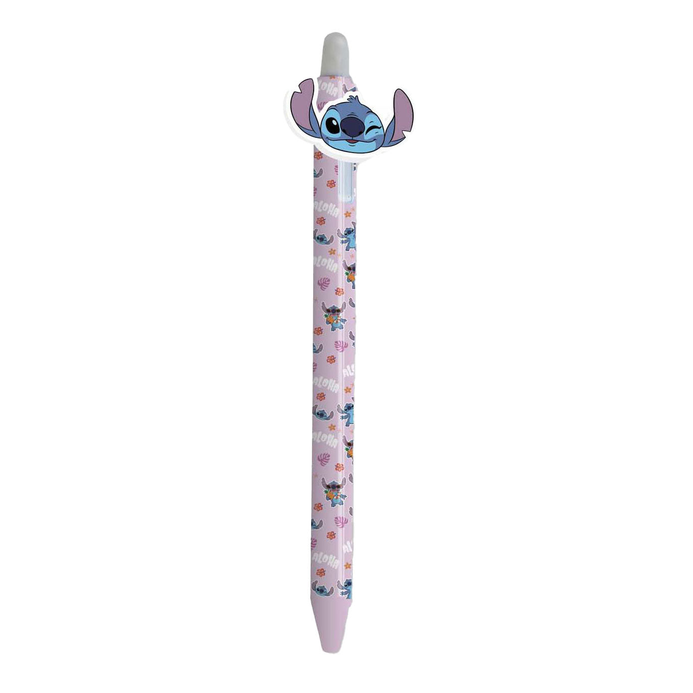 Penna gel cancellabile Disney con punto topper - viola