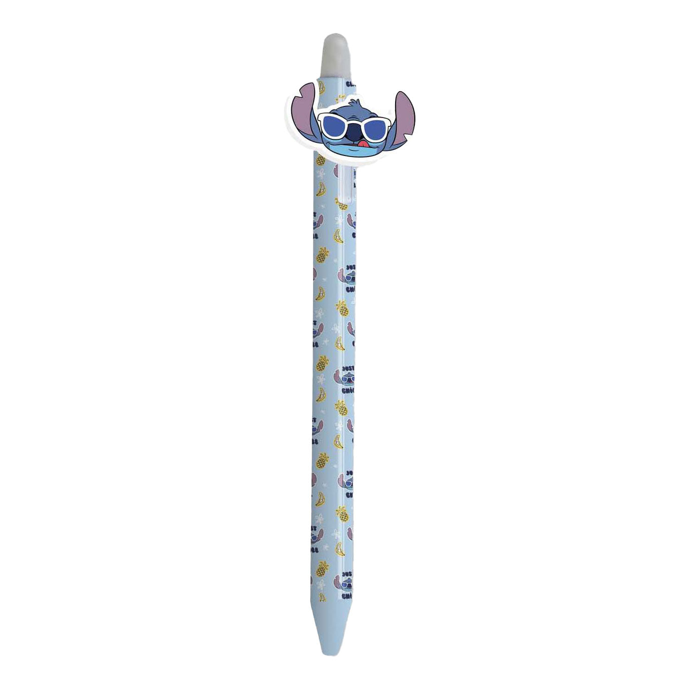 Penna gel cancellabile con cucitura superiore - blu