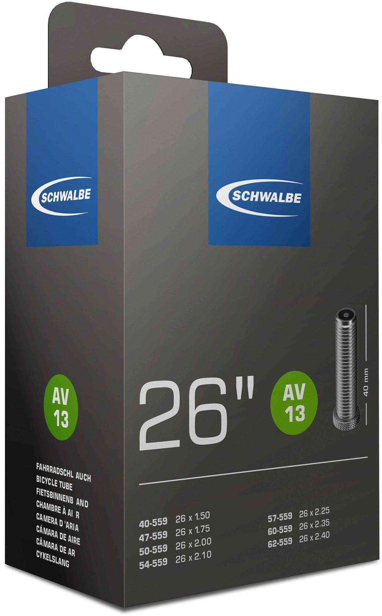 Schwalbe Tube #13 40 62-559 AV40 Autom