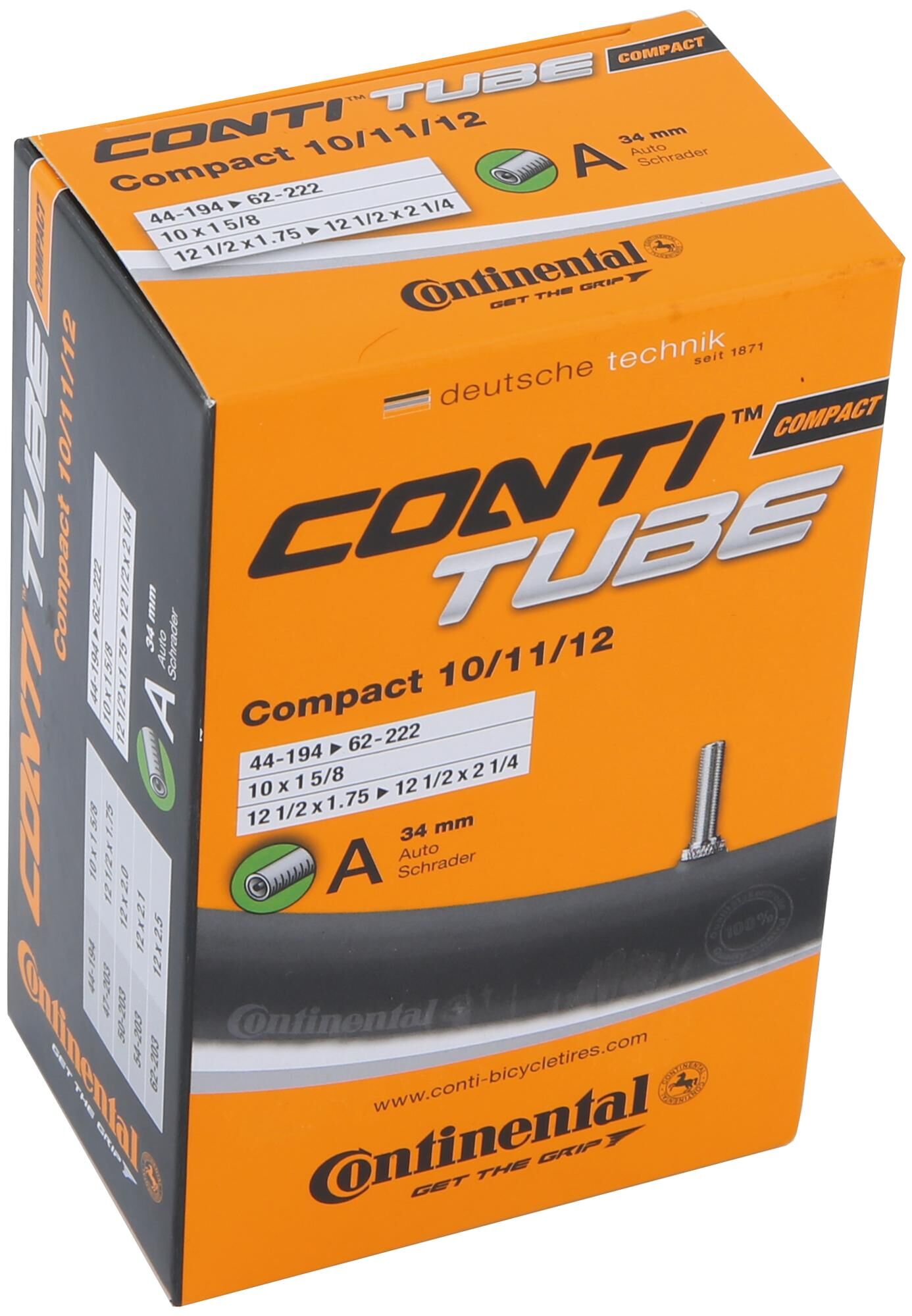 Continental Conti Tube Compact 10-12 44 62-194 222 A34