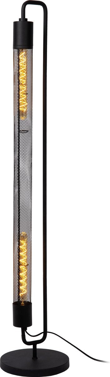 Lucide calixt - lampada da terra - 2xe27 - nero