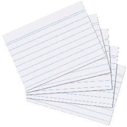 Schede Herlitz A5 170 g m² bianco