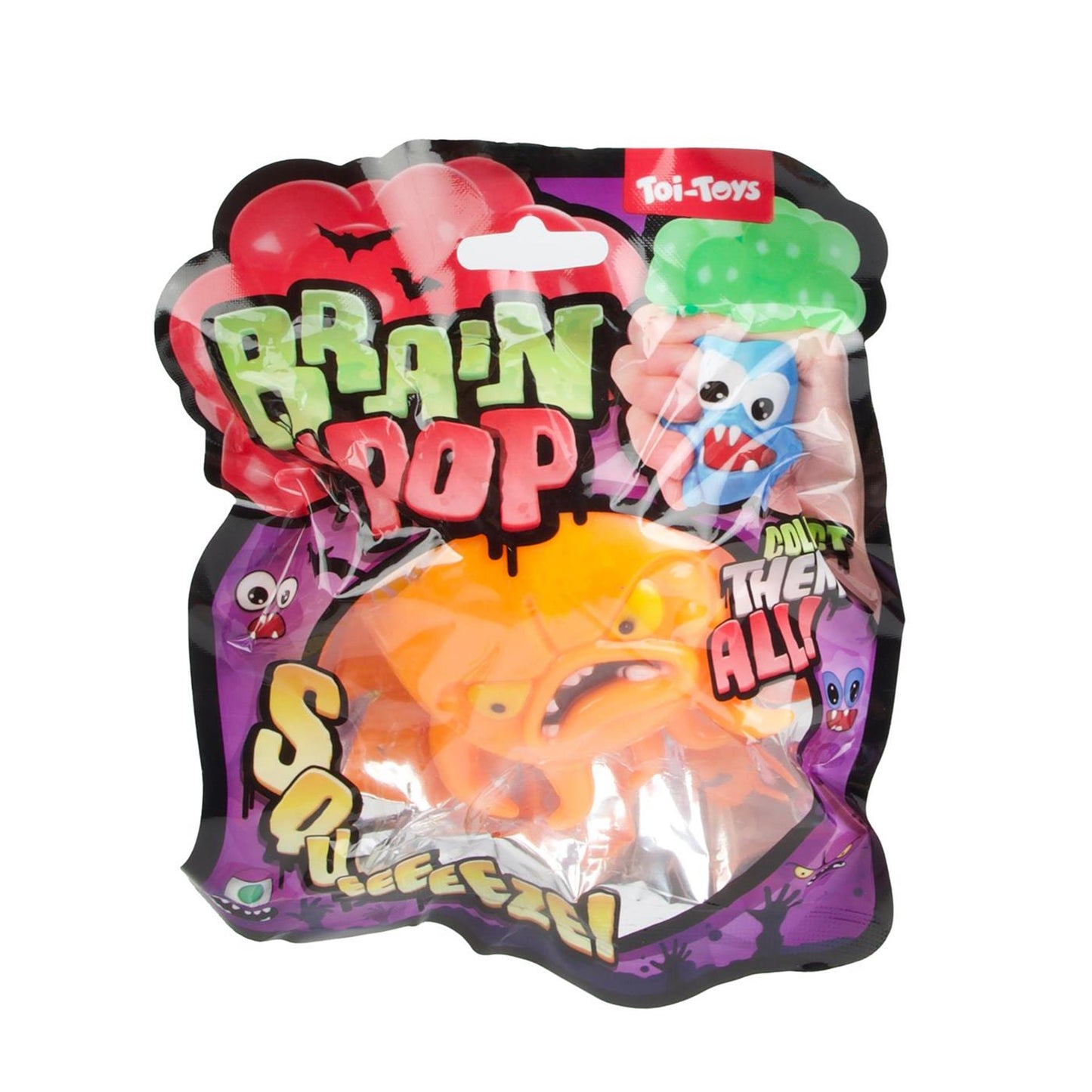 Toi-toys figura divertida para apretar cerebro pop