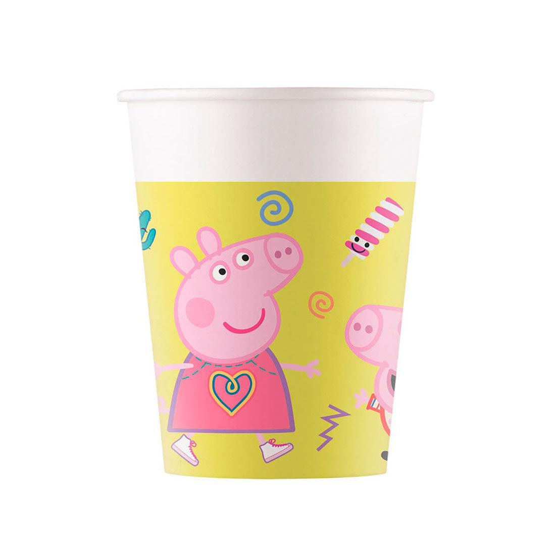 Tazas de cerdo de peppa, 8st.