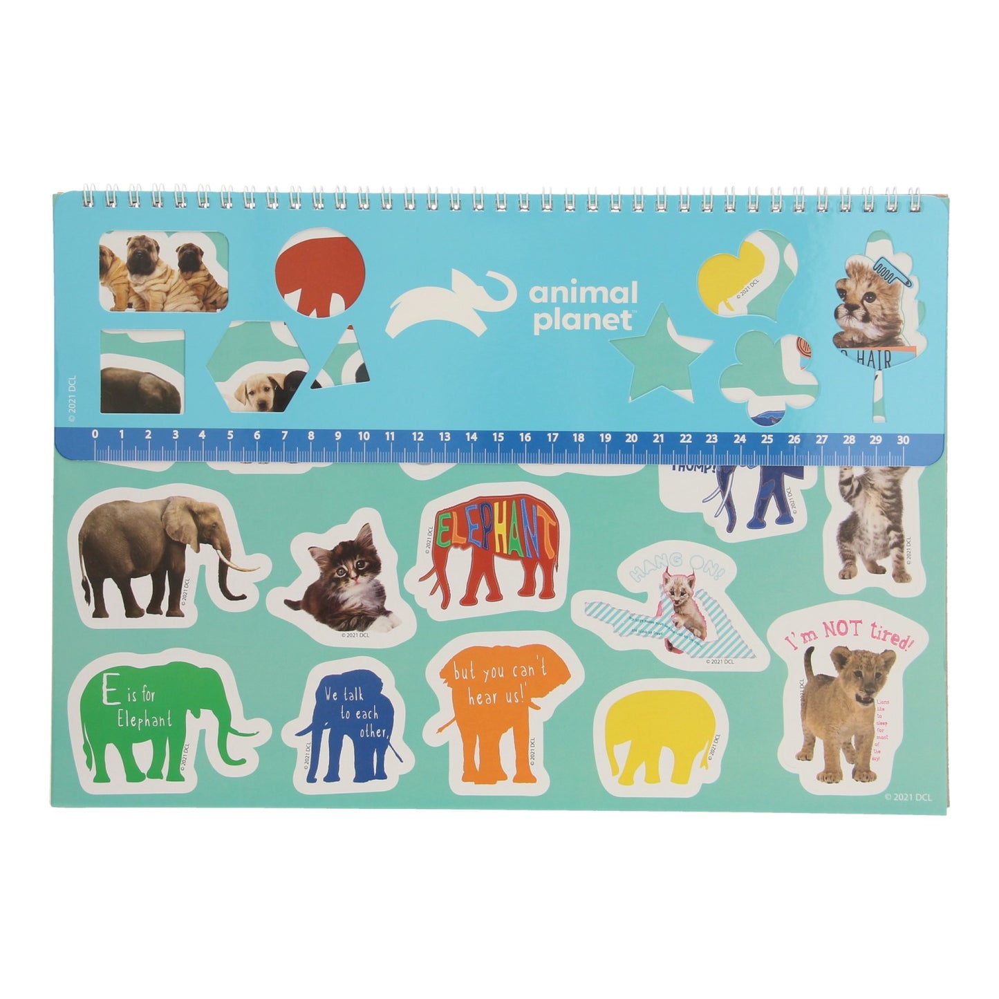 Sketch Block Animal Planet con pegatinas