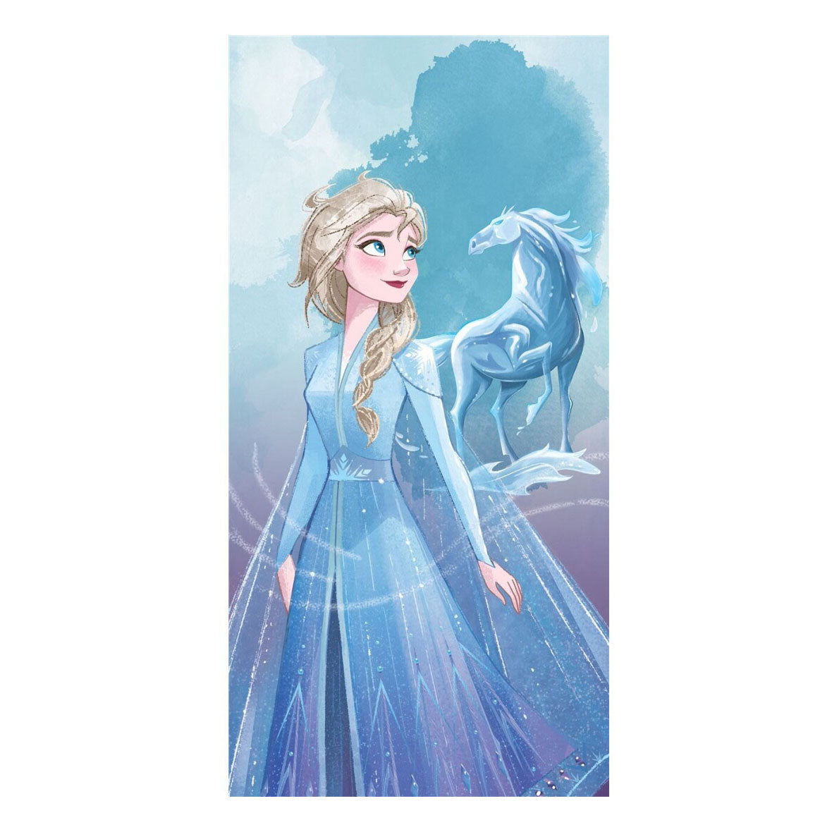 Asciugamano Disney Beach congelato, 70x140 cm