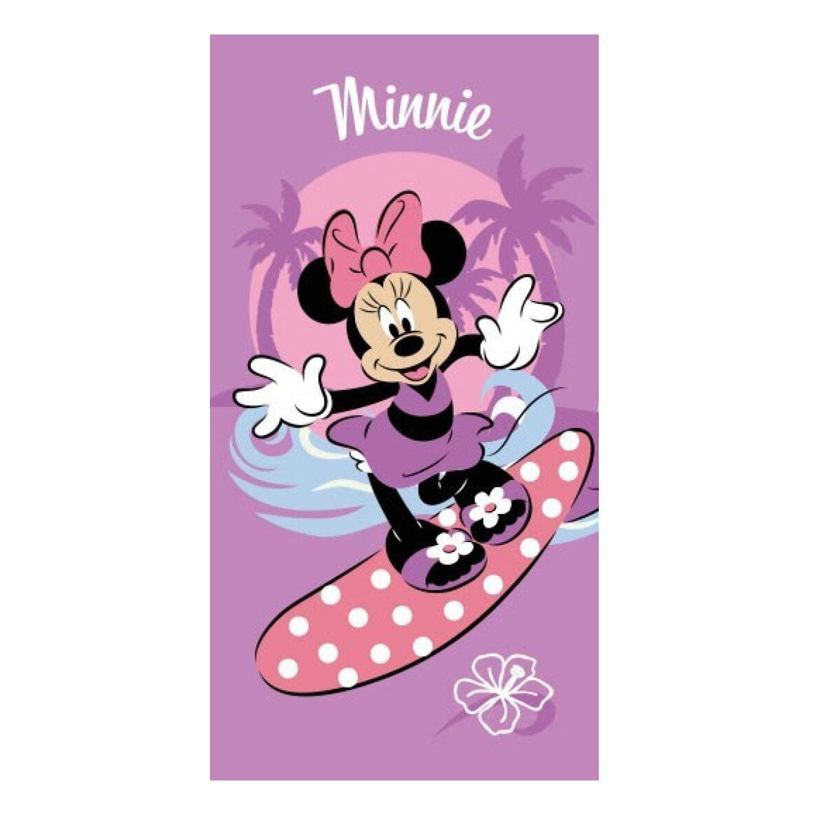 Disney Beach Asciugamano Minnie Mouse, 70x140cm