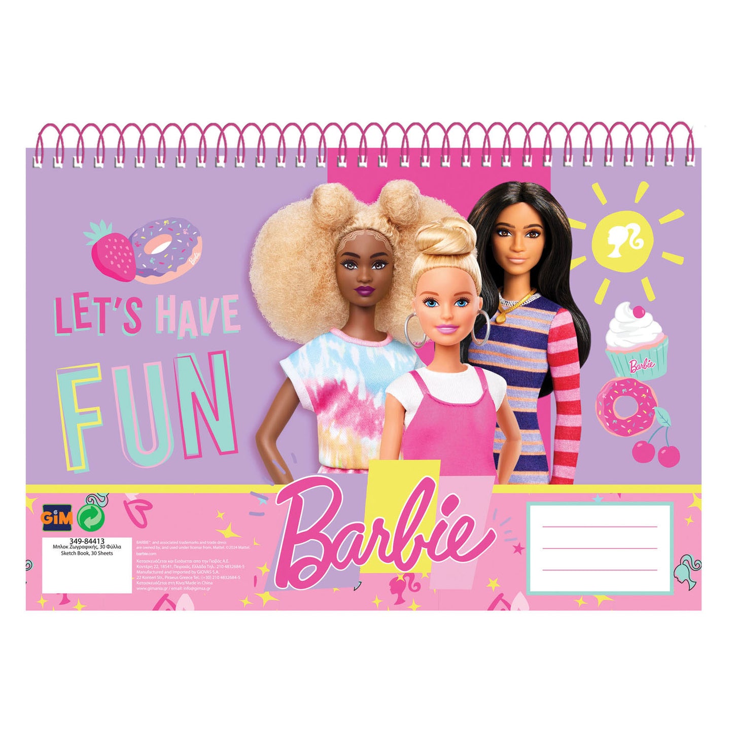 Barbie Drawing Block Barbie, 30 hojas