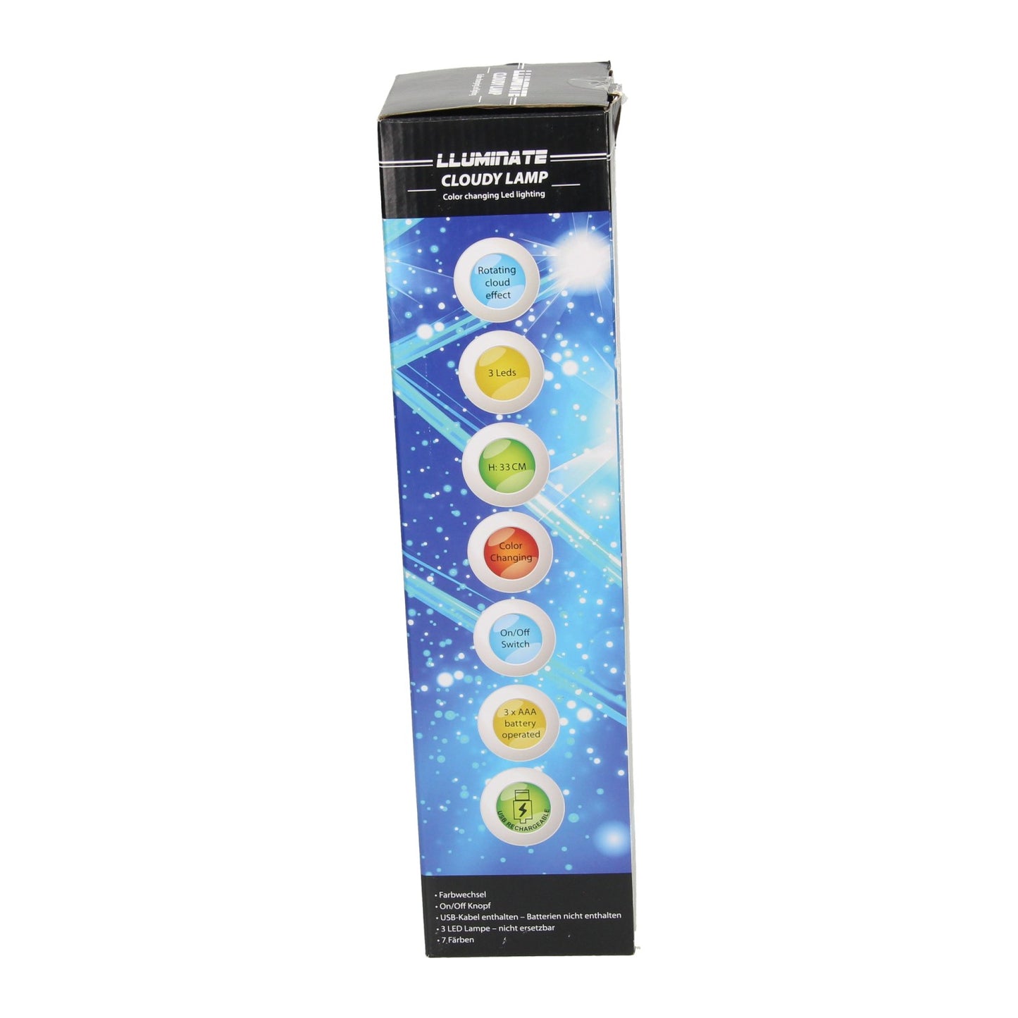 Lampada LED nuvolosa, 33 cm