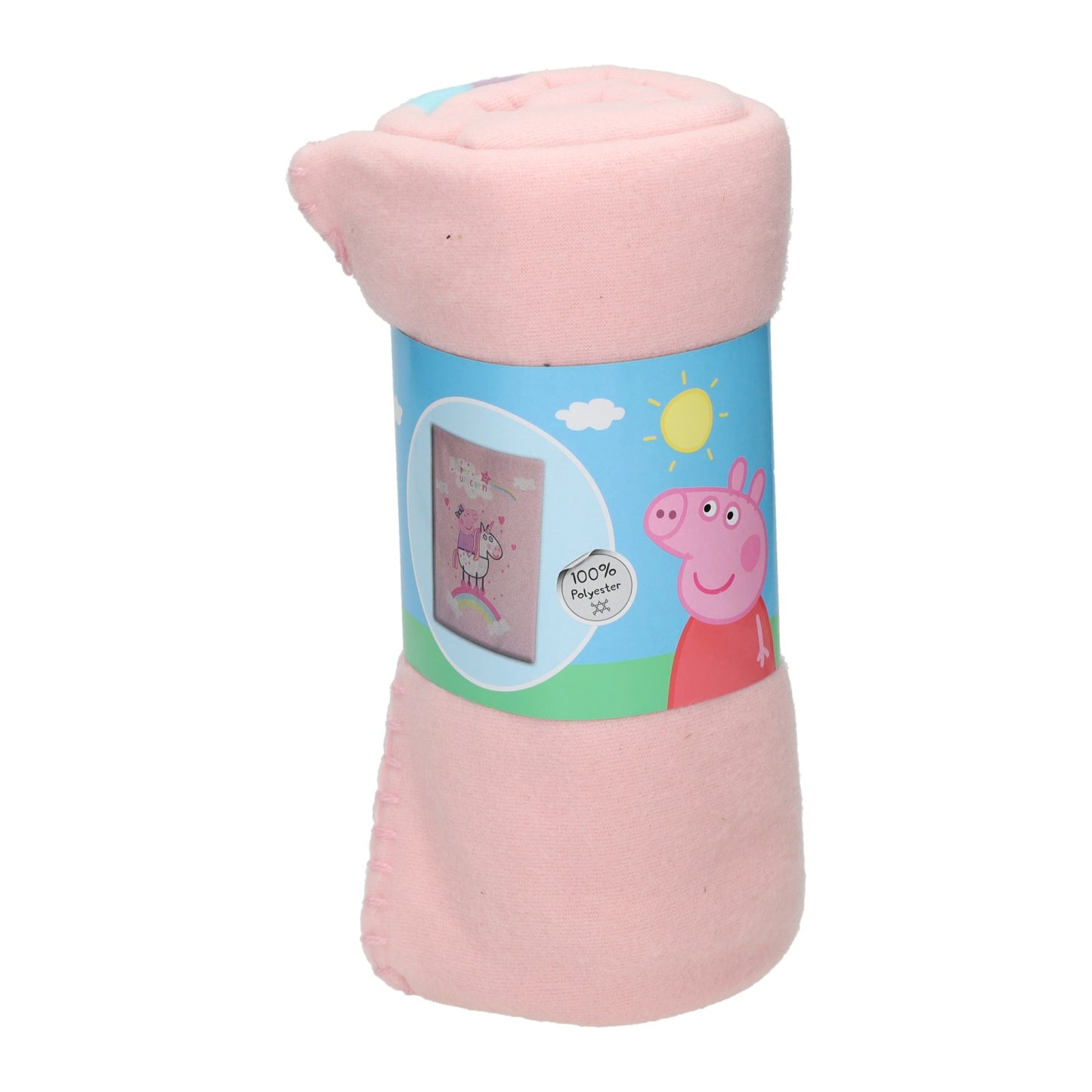 Piatta di pile di pile di maiale peppa, 100x140cm
