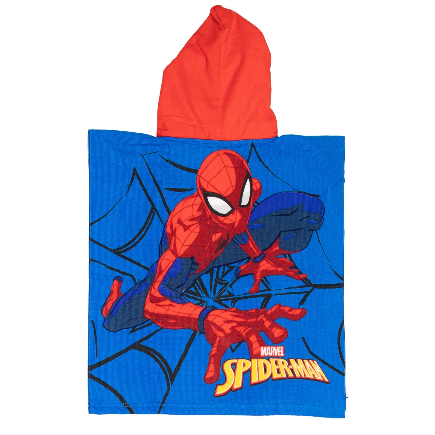 Poncho asciugamano Puch Spiderman 55x110 cm