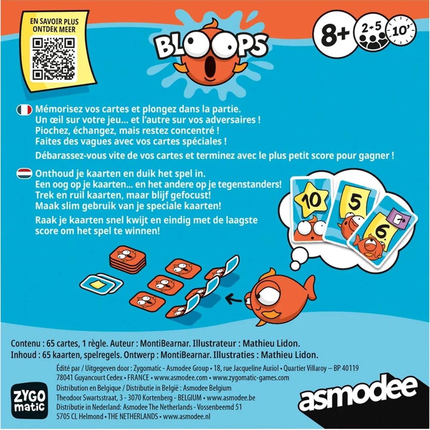 Gioco di carte Asmodee bloops (versione nl)