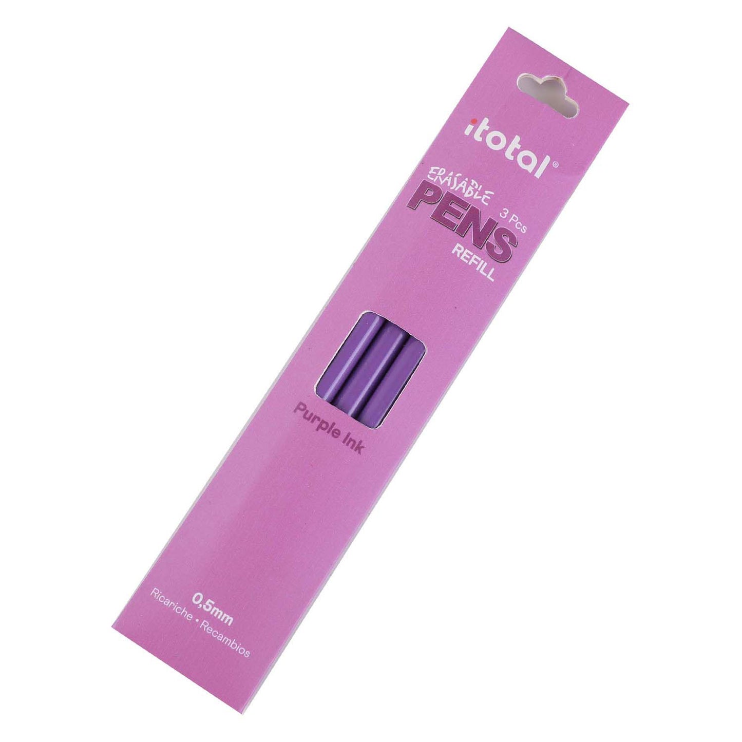 Recarga de tinta itotal borrable Purple, 3st.