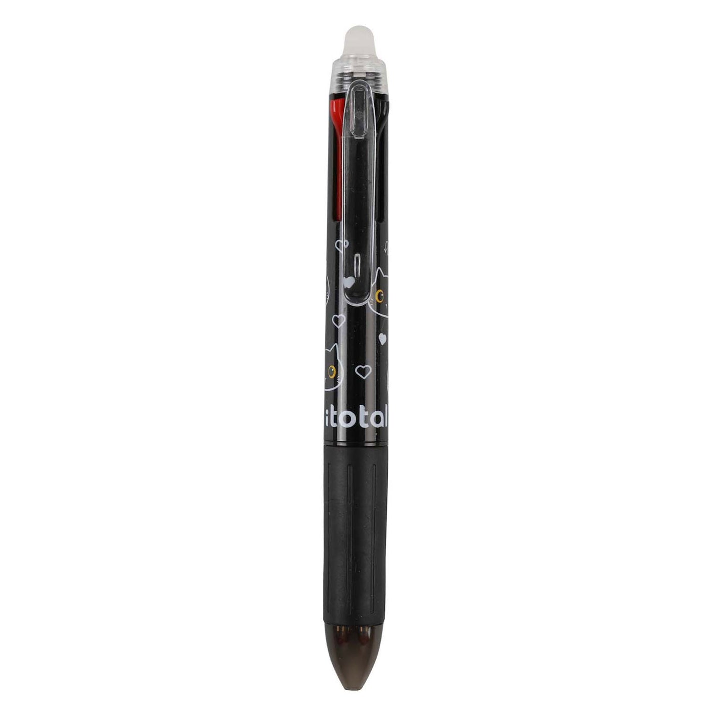 ITotal 4in1 incervetti mult -colors Pen Black Cat