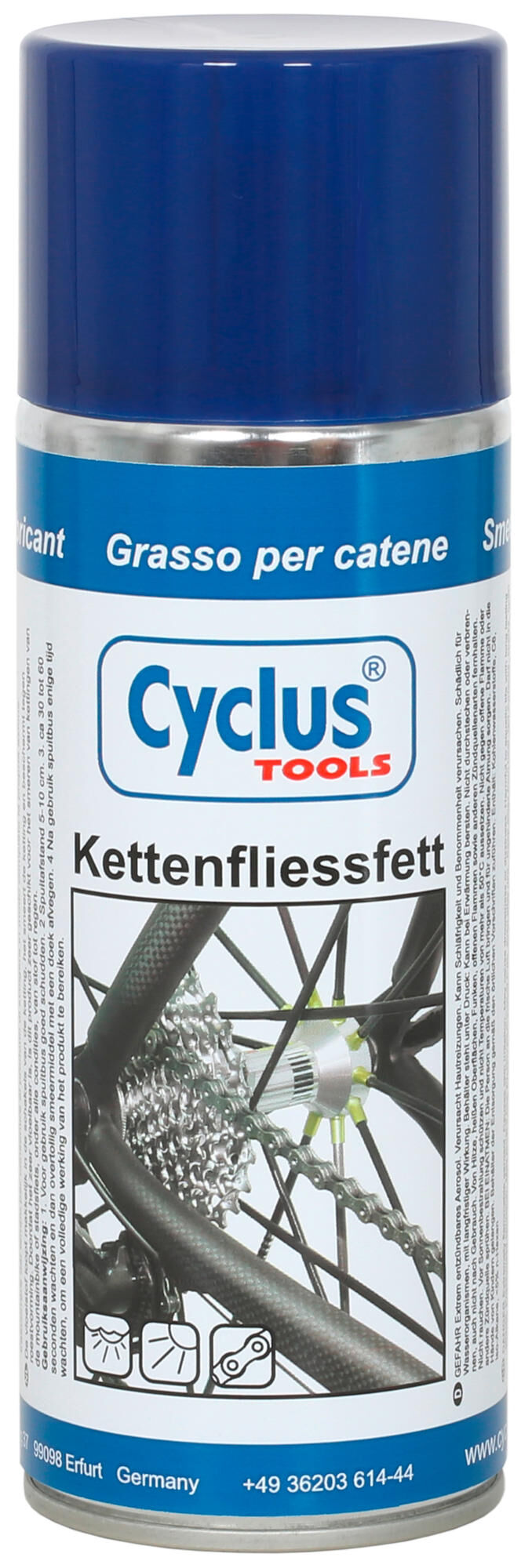 Spray grasso a grasso a catena del ciclo può 400 ml