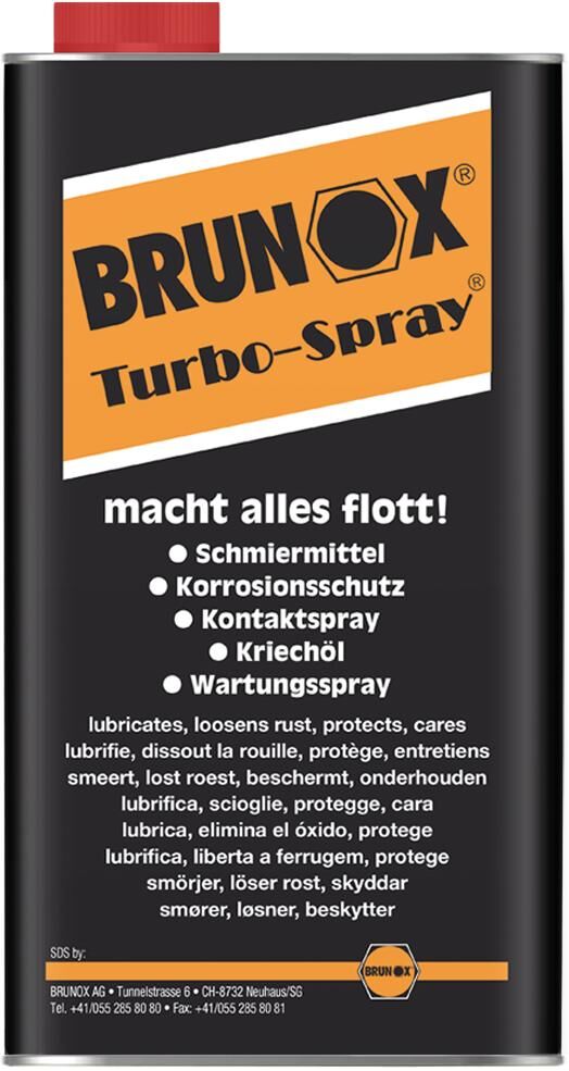 Brunox spray turbo multiaceite turbo spray 5l