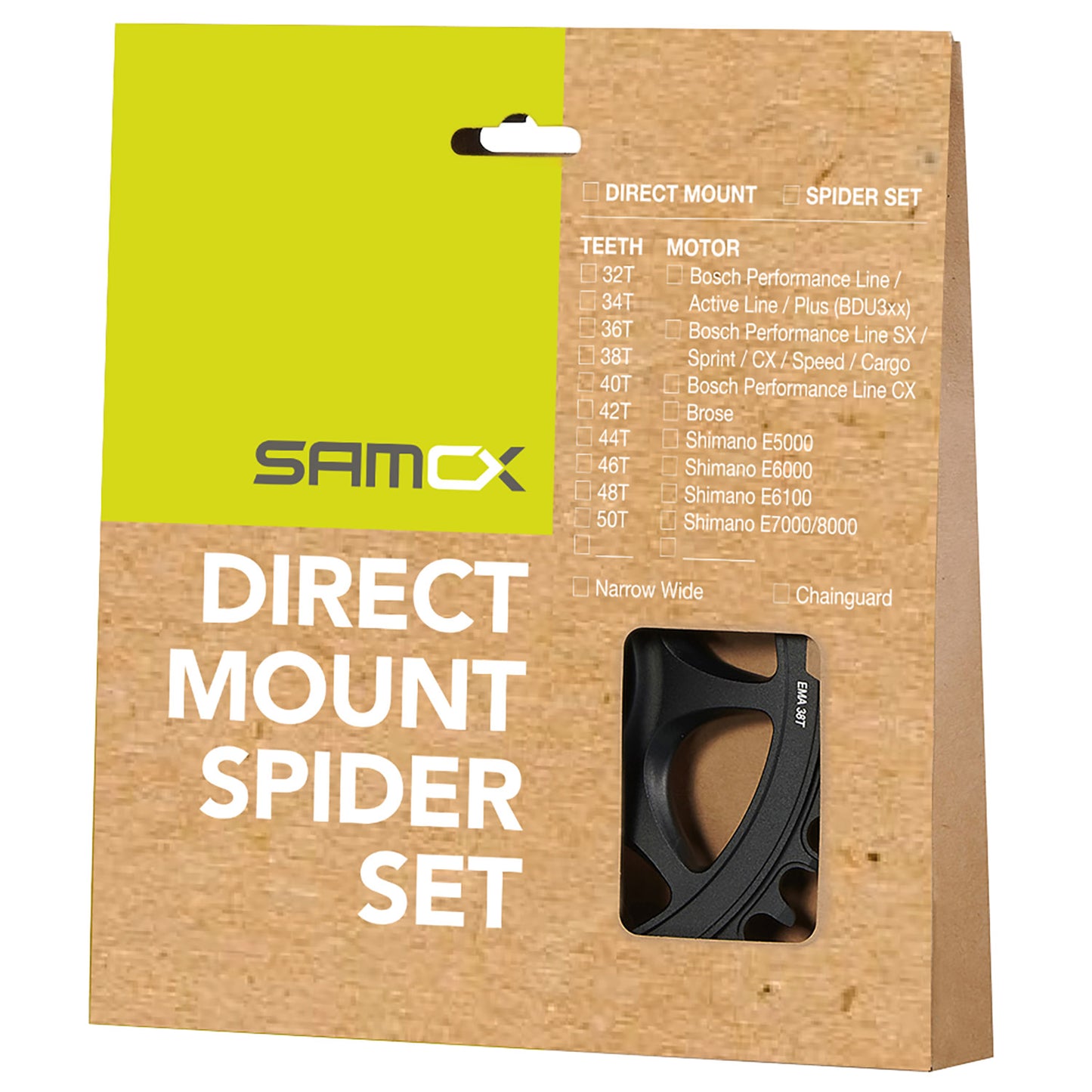 Samox pd-dm-gen4 50 34t chainring