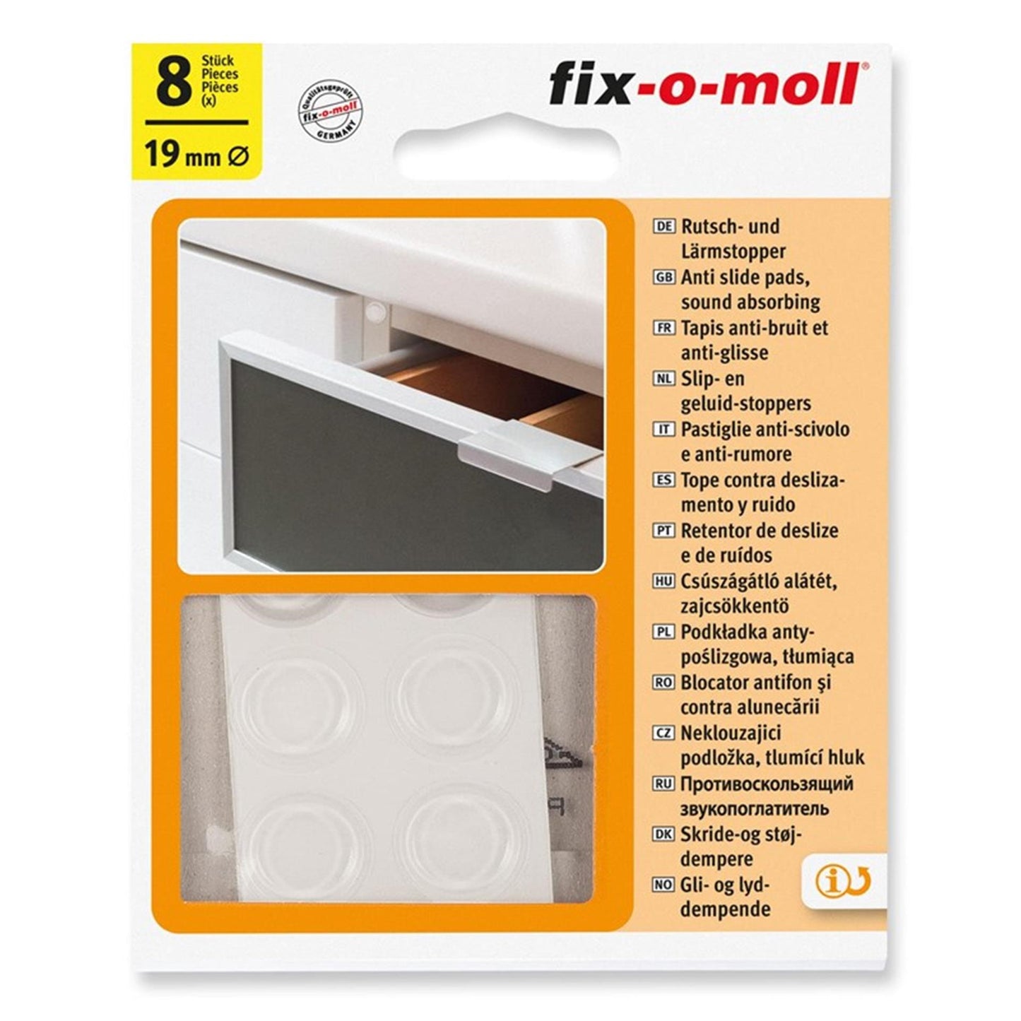 Silenziatori Fix-o-moll e slip ø19mm