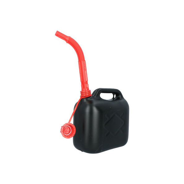 Tanica benzina Carpoint in plastica (5 litri) nera senza stecca