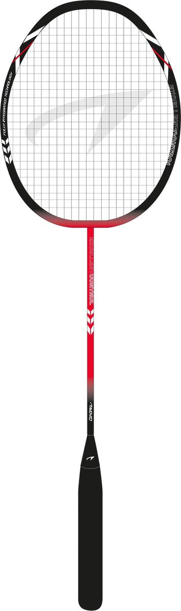Racchetta da badminton Avento acciaio - smash - nero rosso