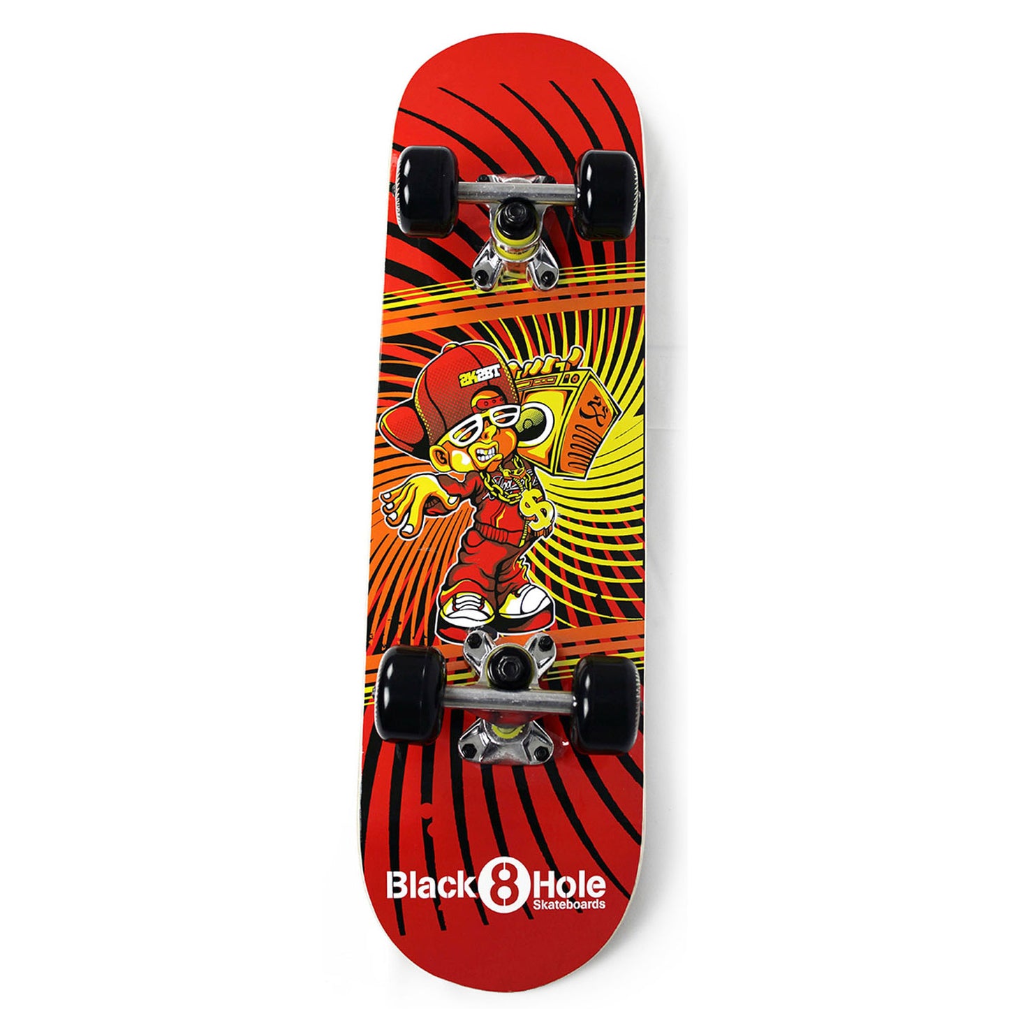 Skateboard black8hole boombox