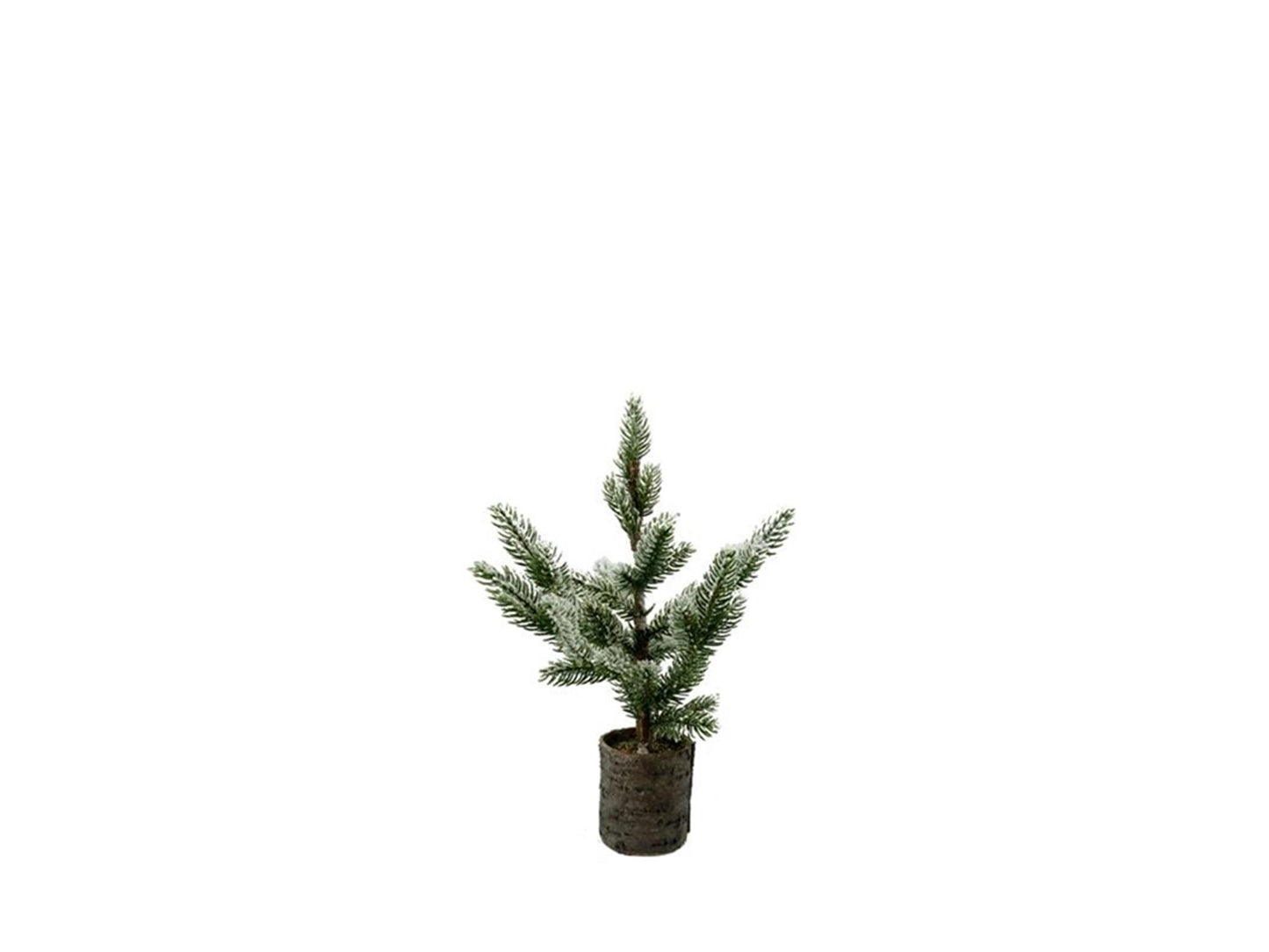 Casa de la naturaleza Árbol de Navidad con nieve en maceta 37cm