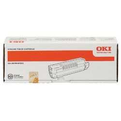 Cartucho de tóner oki 43865723 cian