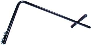 Roland Bicycle Trailer Big Boy 455, nero, acciaio, trekbet, 320mm